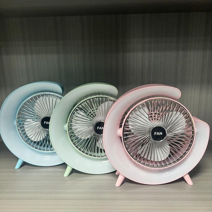 مروحة مكتبية مروحة USB بخمسة أوضاع إضاءة Ventilateur USB avec Ambiance Lumineuse 5 Modes