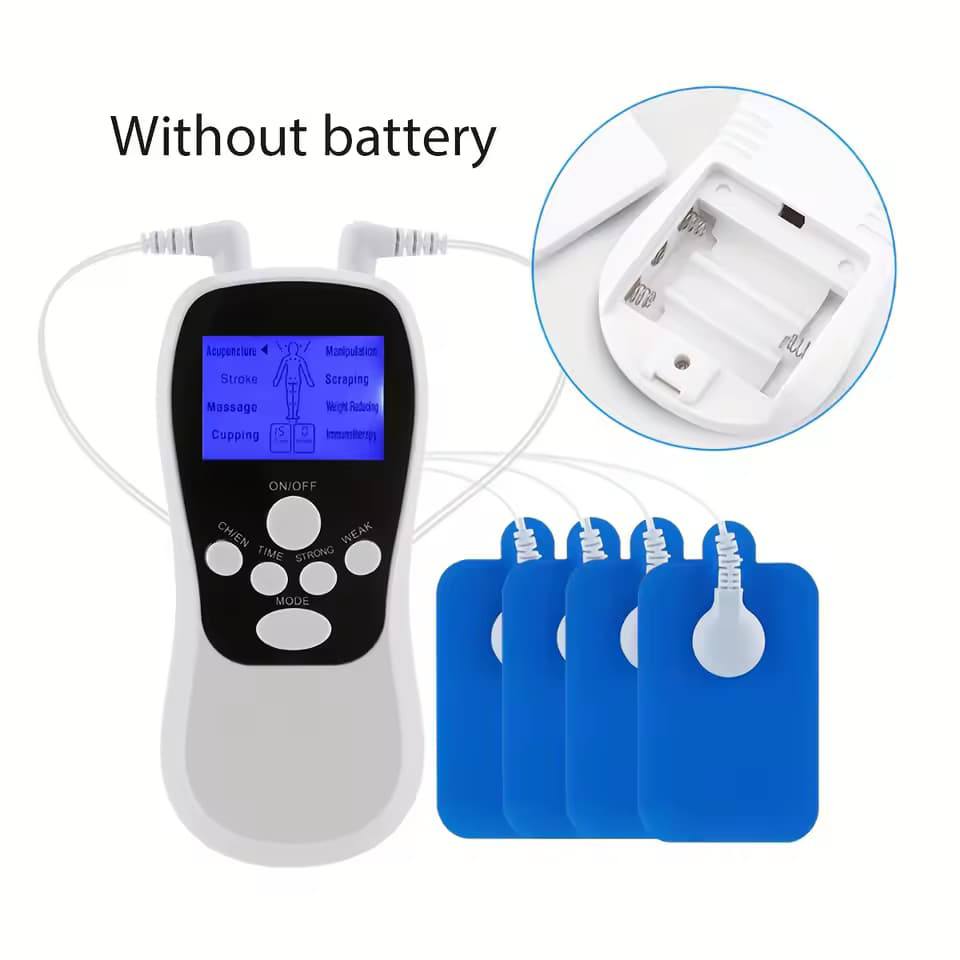 Multifunctional mini massager جهاز تحفيز العضلات الكهربائي متعدد الوظائف TENS EMS