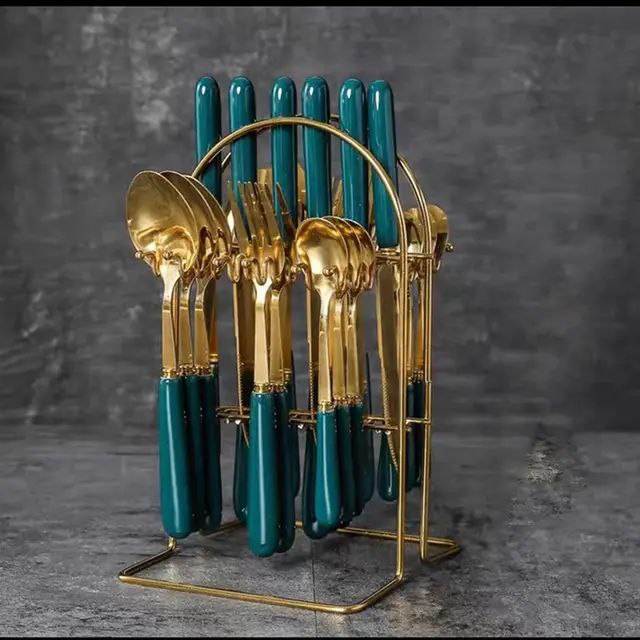 Ensemble de Vaisselle incassable Cuillères de luxe 24Pièces طقم 24 قطعة