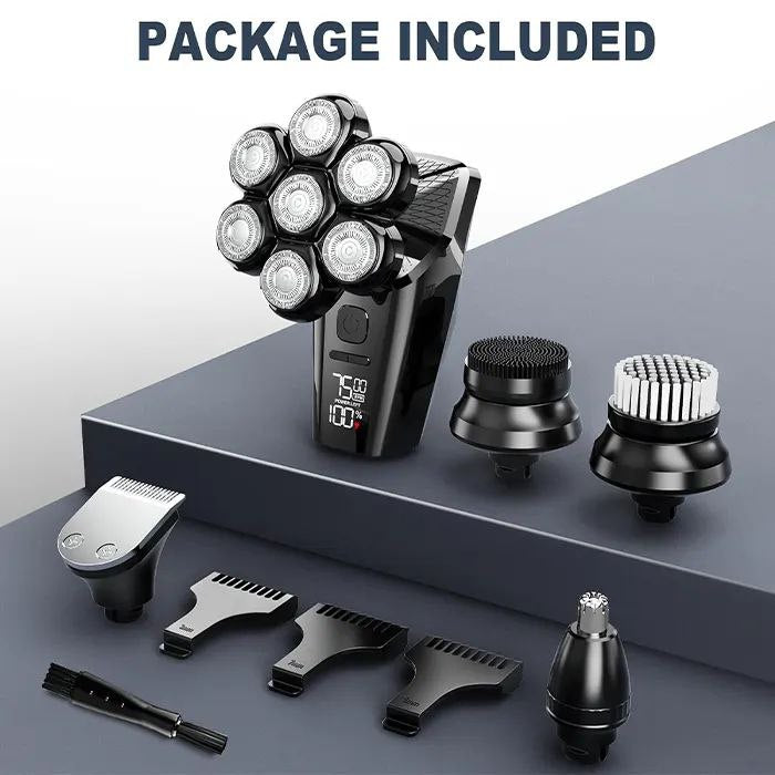 Super Head Shaver Electric Shaver MS-686 Grooming Kit