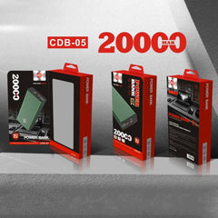 Power Bank 20000mAh Fast Charger CDB-05 WISDOMUP