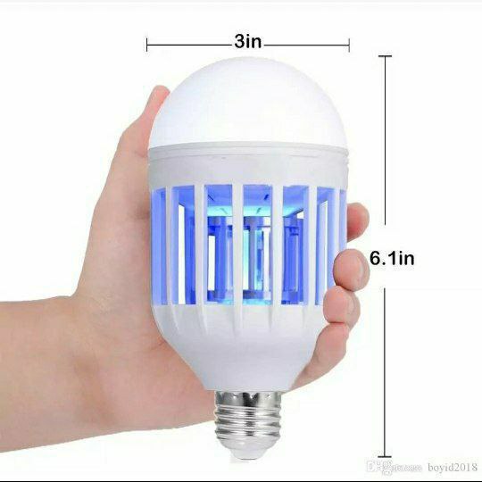 Ampoule 2en1 pour lutte contre insectes Lampe anti-moustiques مصباح طارد للحشرات