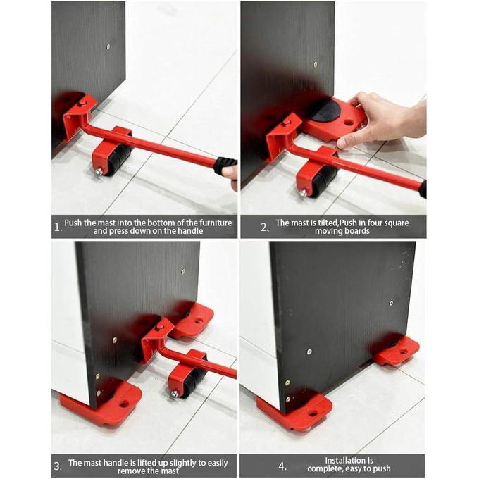 Kit déplacer meubles ergonomique pratique مجموعة أدوات لنقل الأثاث بسهولة