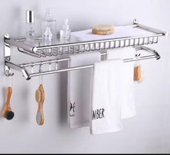 Porte-serviettes de salle de bain en acier inoxydable حامل مناشف حمام من الفولاذ المقاوم للصدأ