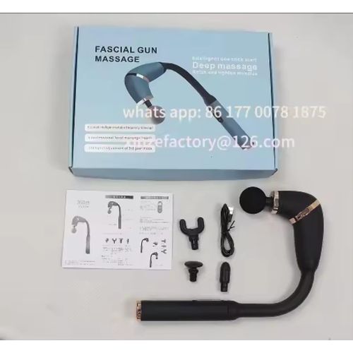 مسدس تدليك الوجه الكهربائي Fascial Gun Massage Pistolet de massage électrique Facial de massage