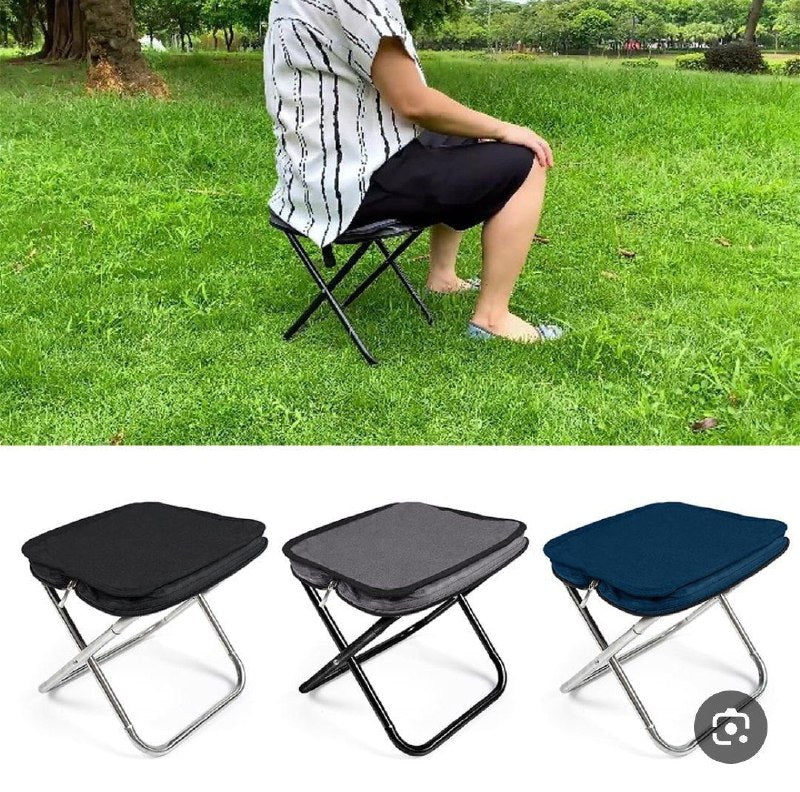 Tabouret pliant de camping ultra-compact