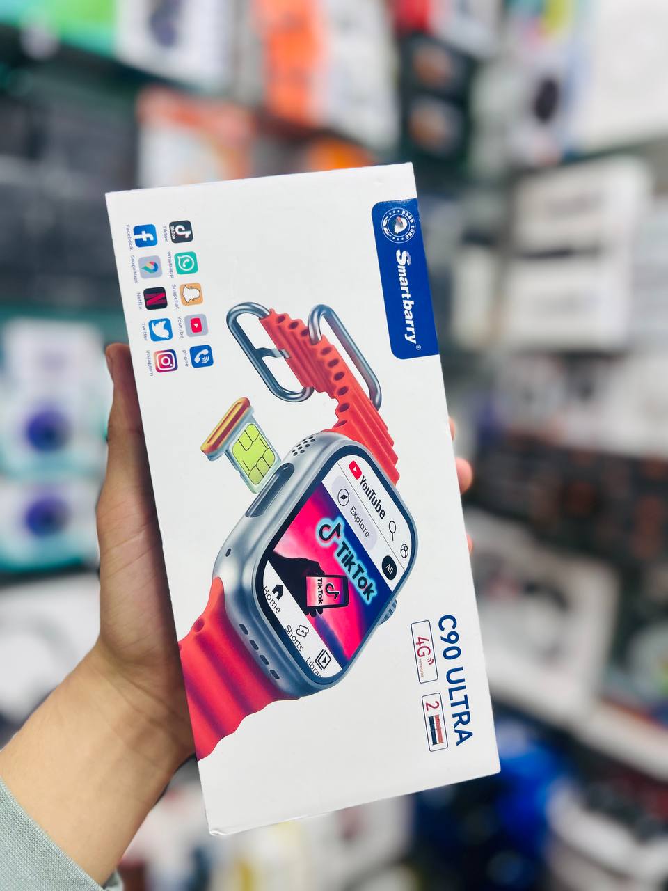 Smart watch C90 ultra 4G SIM card