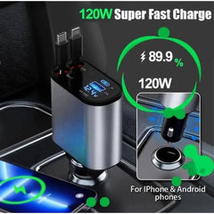 Fast charger 120W 12.4V for iphone android