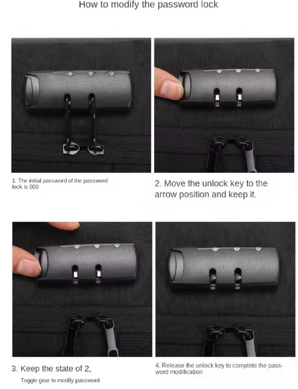 حقيبة ظهر للكمبيوتر المحمول مضادة للسرقة sac à dos antivol pour ordinateur portable