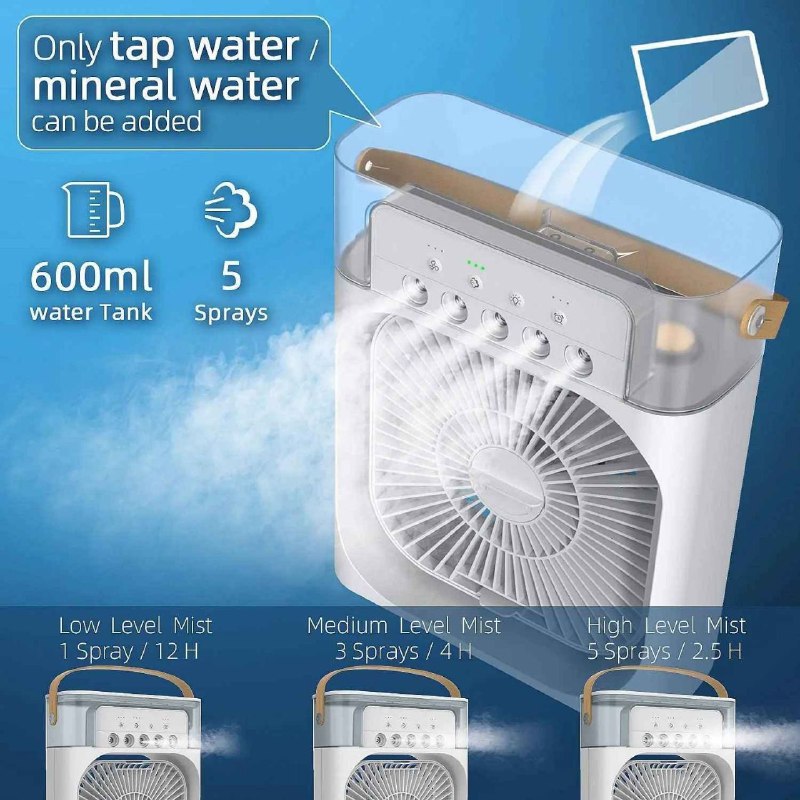 Desktop cooling fan