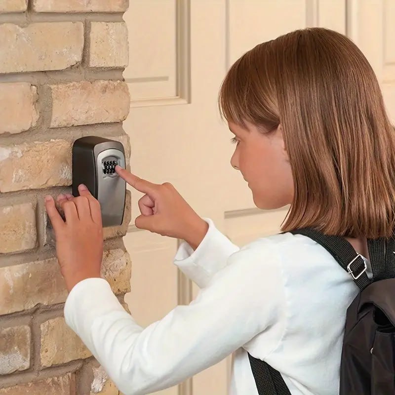 صندوق مفاتيح مثبت على الحائط مع مقبض Boite a Clefs Murale