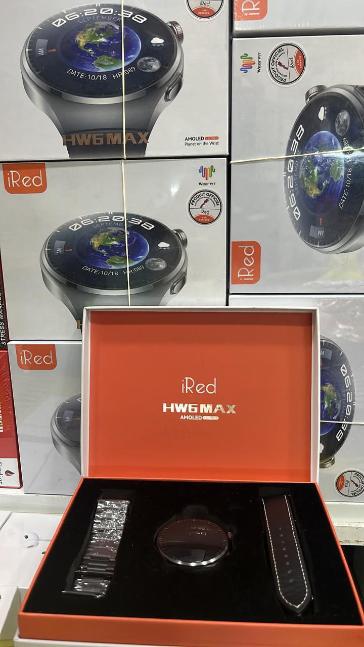 iRed smart watch HW6 MAX Amoled