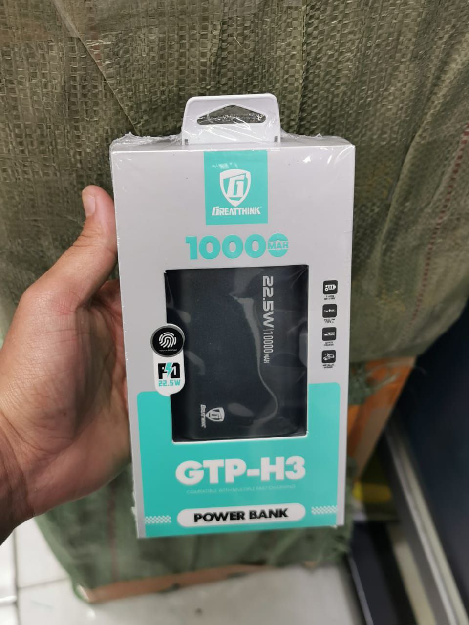 Power bank 1000mah 22.5W GTP-H3