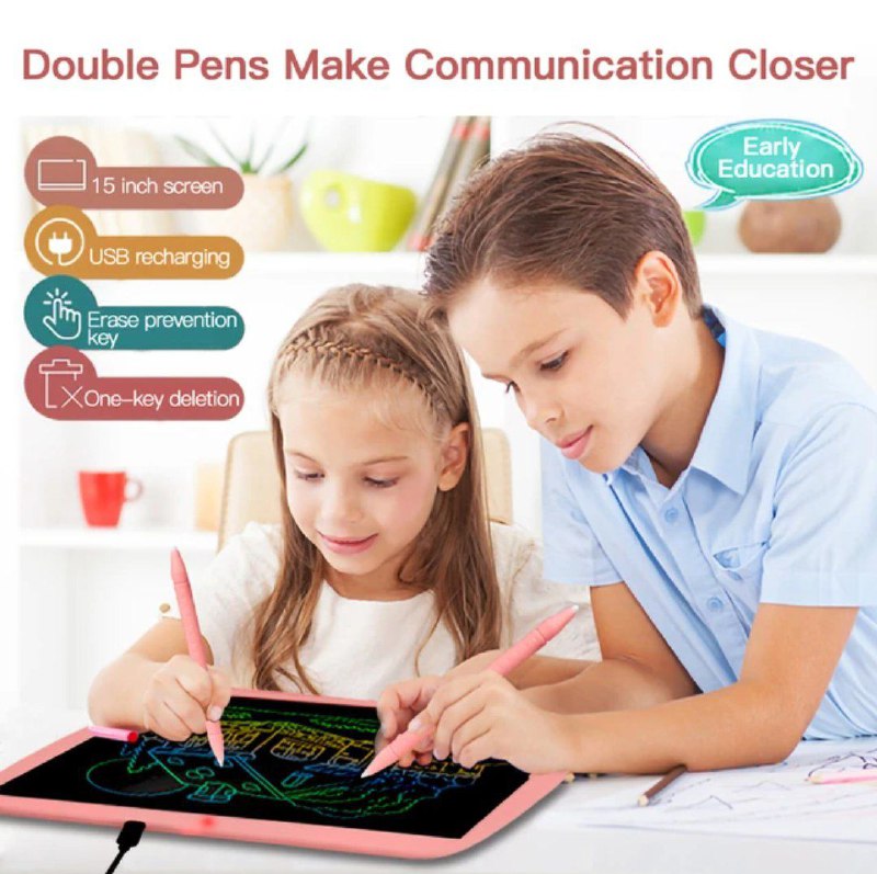 LCD Notepad Tablet tablette enfant éducative جهاز لوحي تعليمي للأطفال بشاشة LCD Notepad