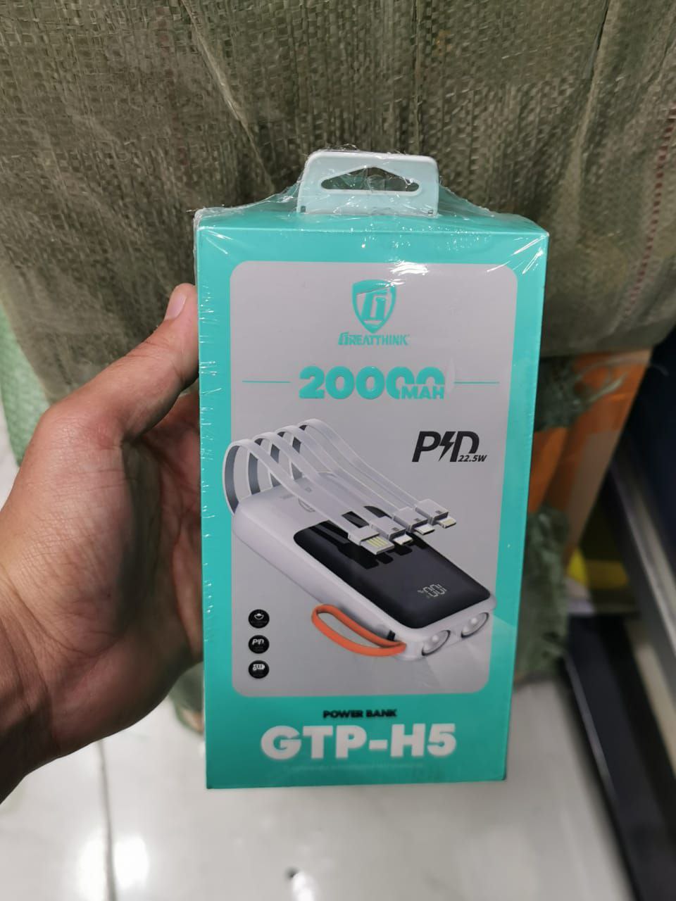 Power bank 20000mah GTP-H5