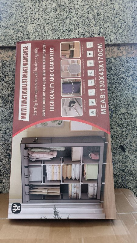 Multifunctional Storage Wardrobe 130X45X170CM