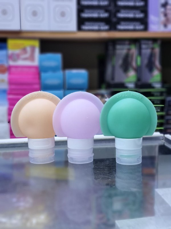 Ensemble de mini bouteilles en silicone flacon pour shampooing
