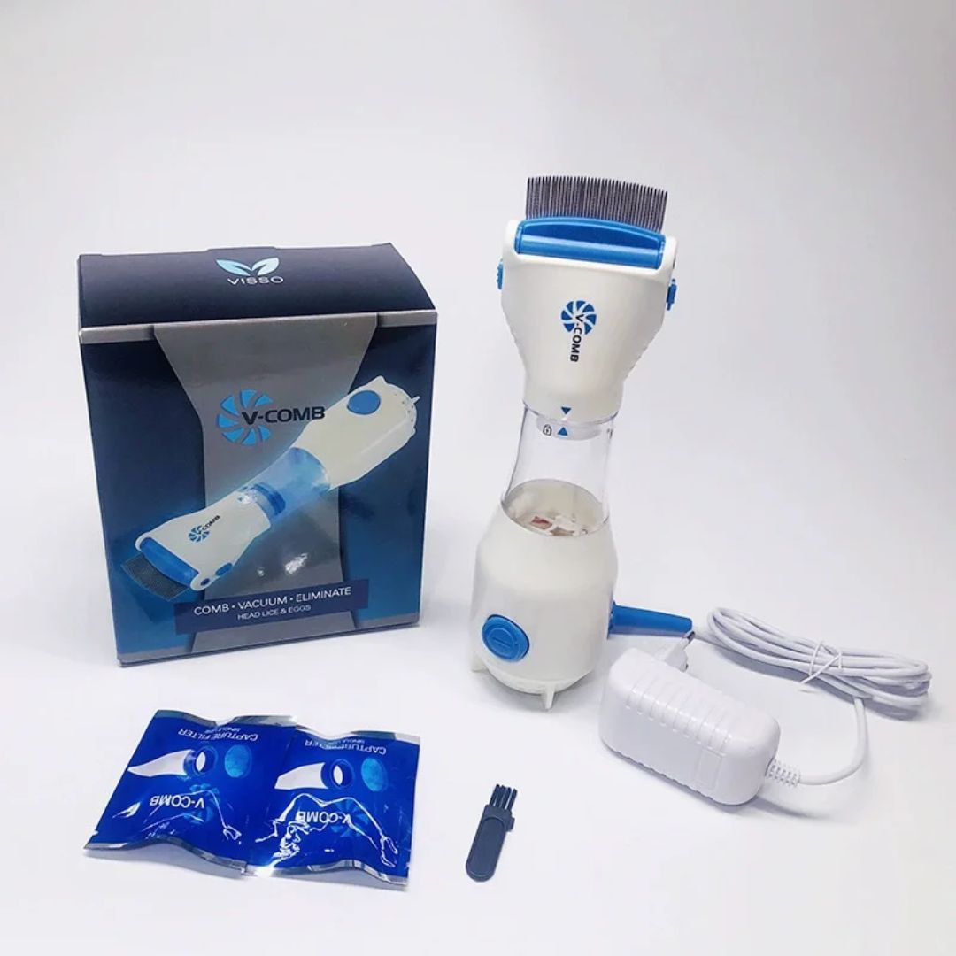 V-COMB peigne électrique anti-poux مشط كهربائي لمكافحة القمل