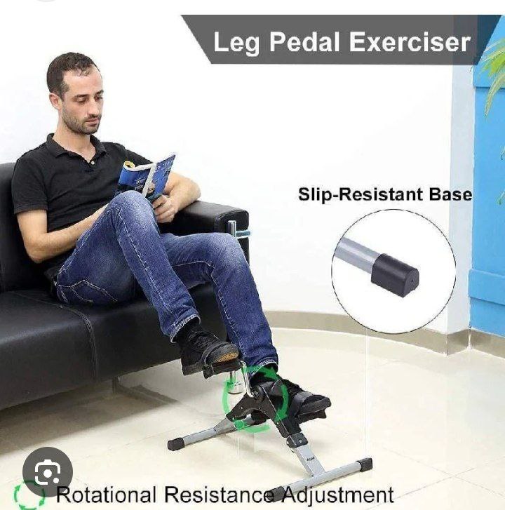 Leg and arm Pedal exerciser Machine d'exercice pliable pour bras et jambes جهاز تمارين الذراع والساق القابل للطي