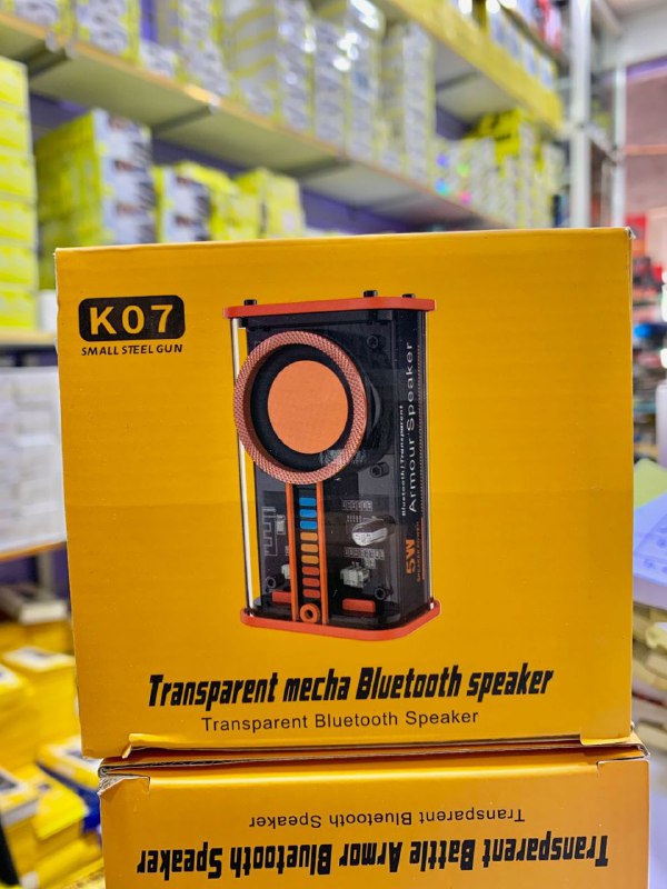 haut parleur Transparent mecha bluetooth speaker K08