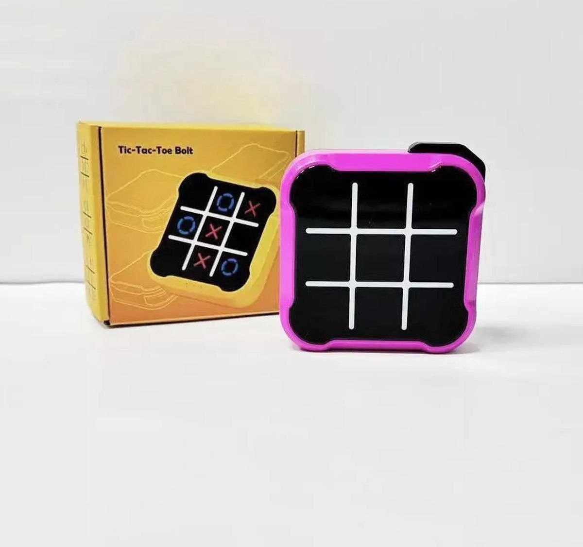 لعبة إكس أو الإلكترونية المحمولة 3 في 1 للأطفال والكبار Jeu Électronique Tic-Tac-Toe 3-en-1 Portable pour Enfants et Adultes