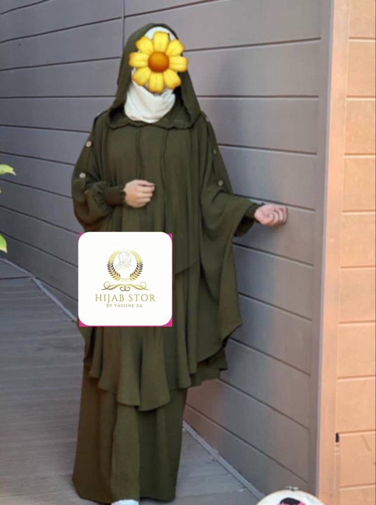 خمار بالقب و صديفات خمار 3 قطع