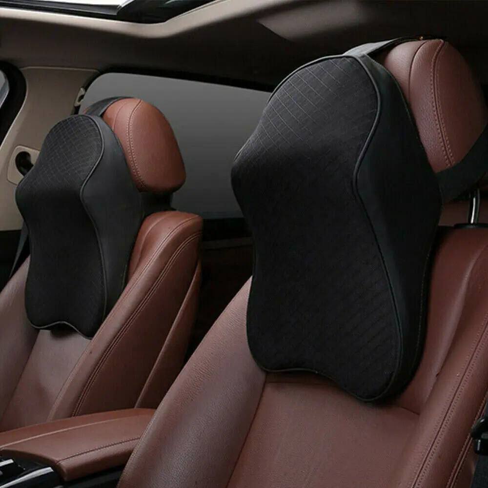وسادة رقبة لمقعد السيارة، دعم للرقبة والظهر، وسادة لكرسي المكتب Coussin de cou de siège de voiture, repos pour le cou et le dos, oreiller de chaise de bureau