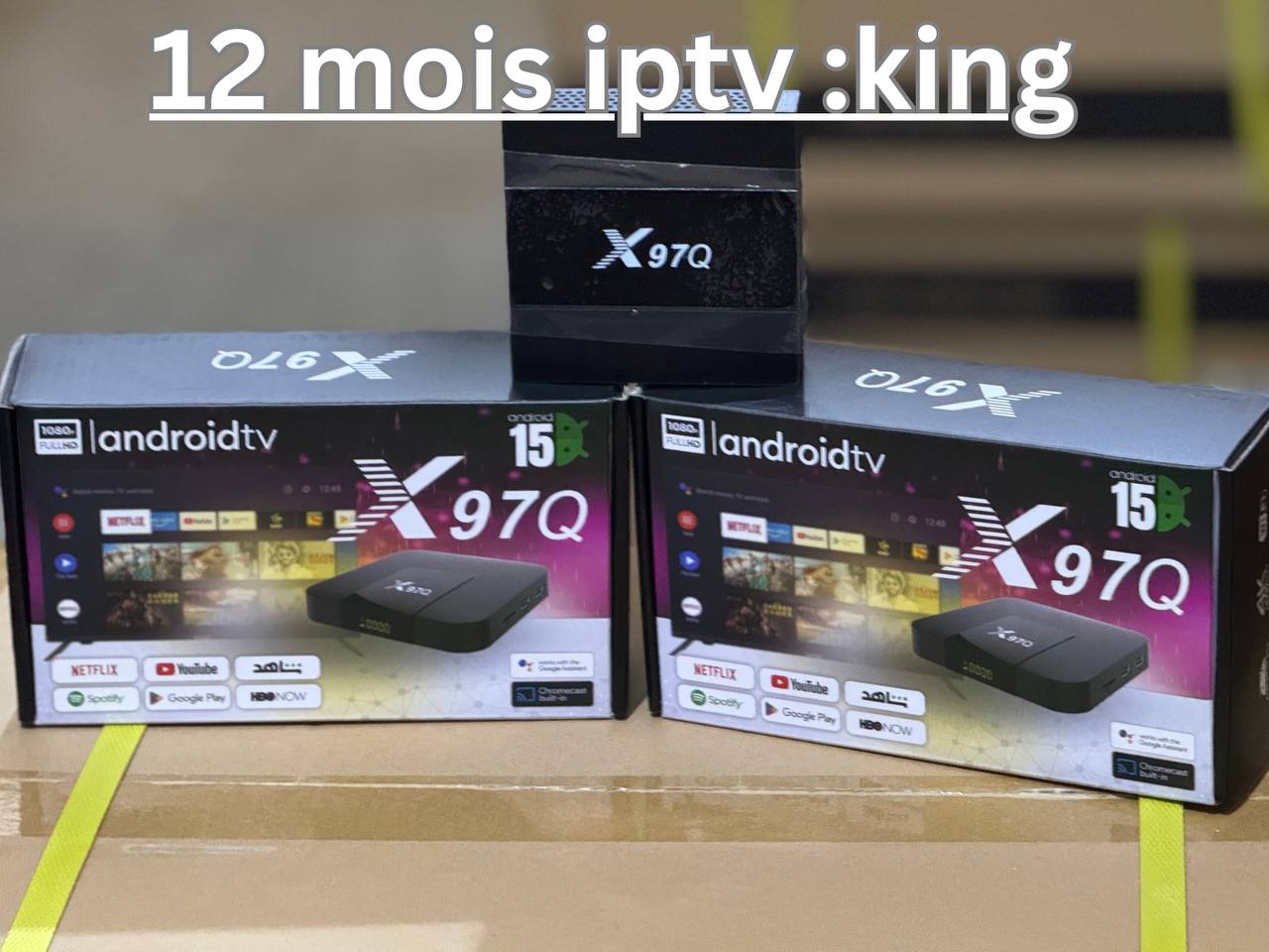 12MOIS IPTV KING X970Q Android TV