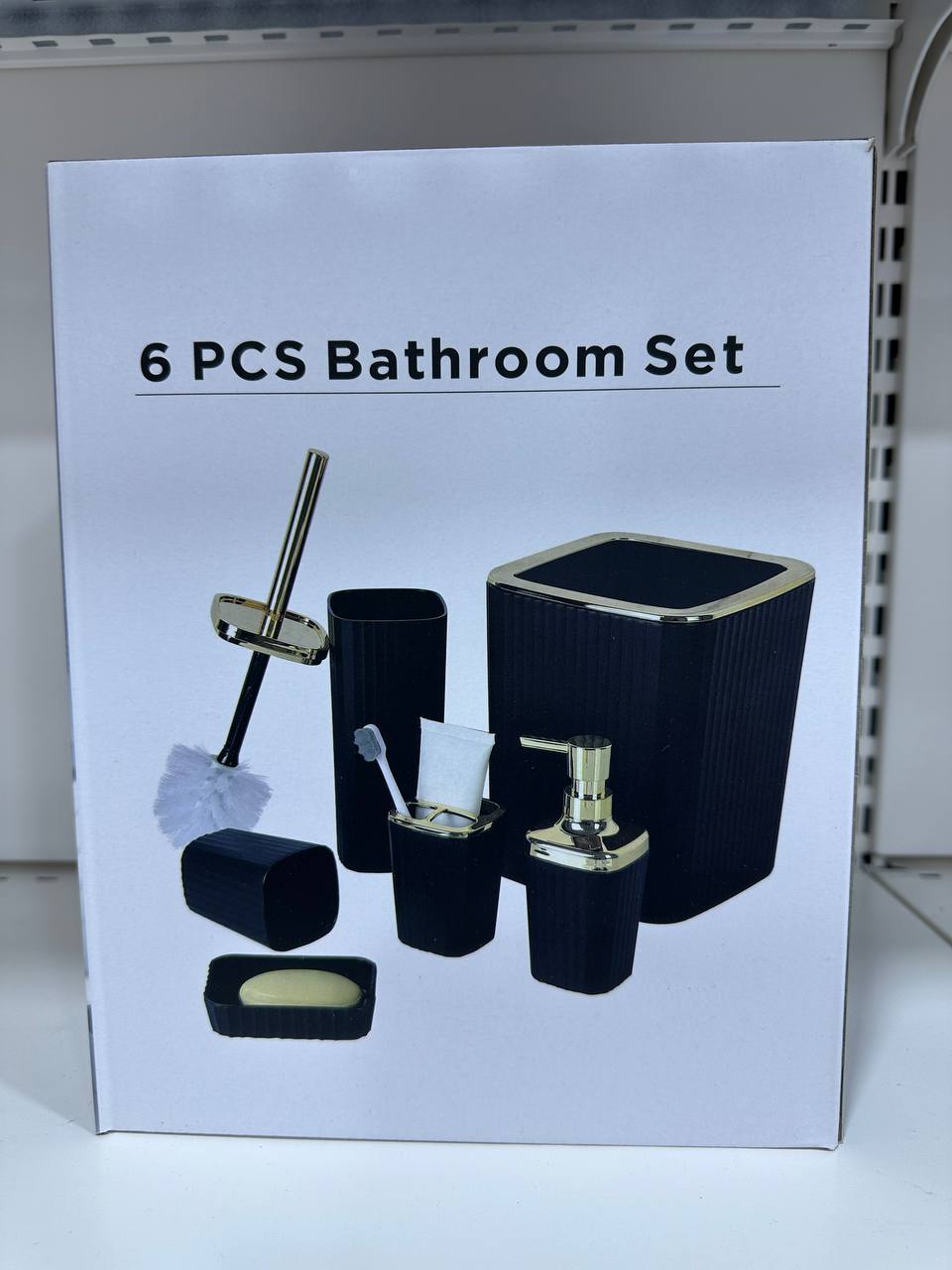 6PCS Bathroom Set Ensemble de salle de bain 6 pièces طقم حمام مكون من 6 قطع