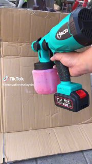 مسدس طلاء كهربائي لاسلكي مع 3بطارية 48V