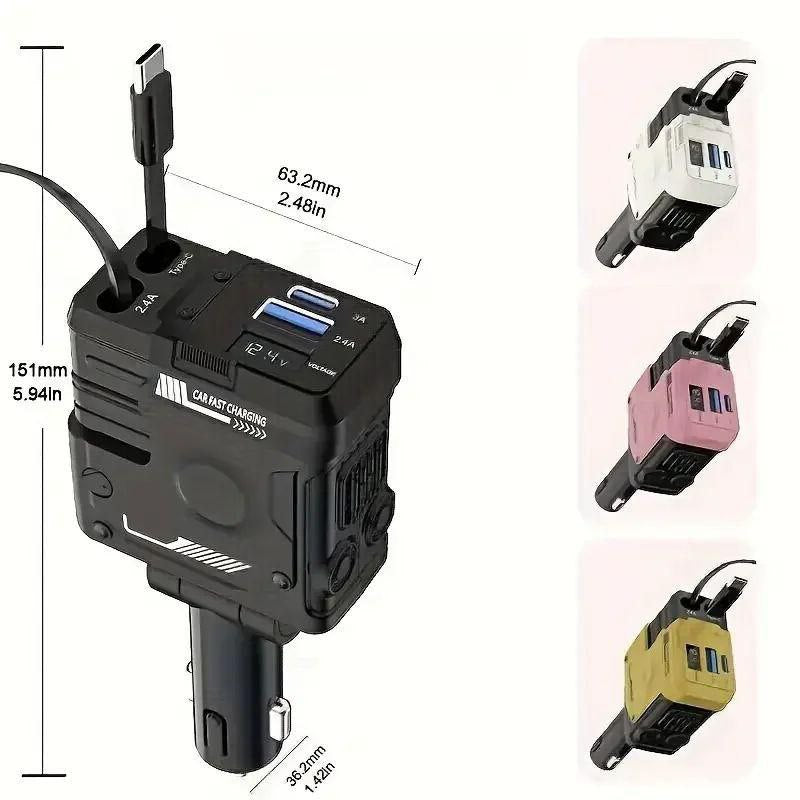 Car charger adapter Chargeur voiture UCB 5V 2.4A Type-C Fast charging 66W