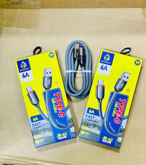 Cable 120W Type-C V8 USB 6A JB-62 Fast charging JAWDA