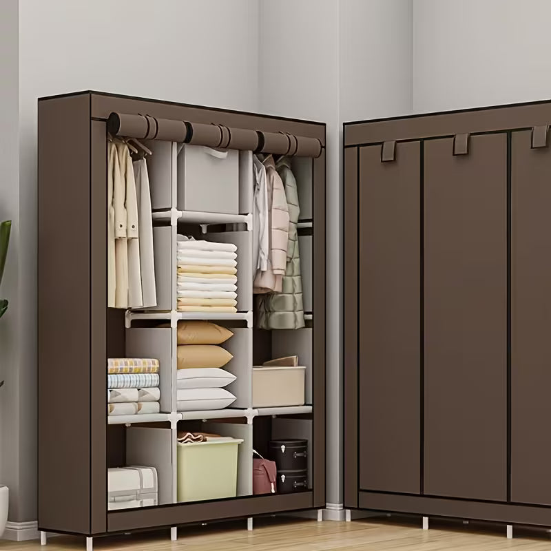 LT88130A Storage Wrdrobe 130x45x175cm Armoire de rangement خزانة تخزين الملابس محمول مصنوع من قماش غير منسوج