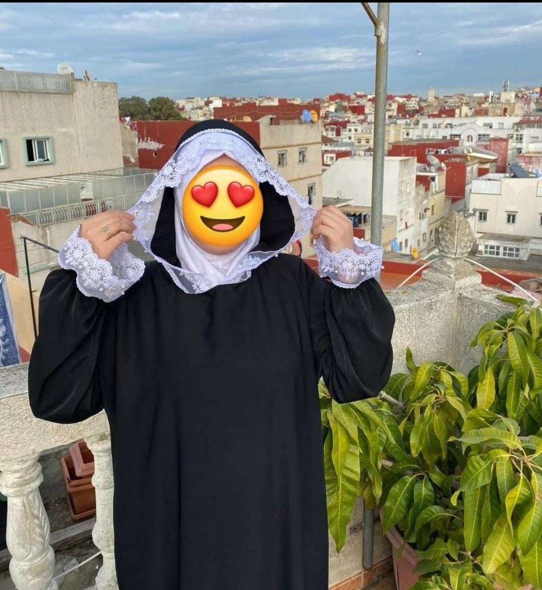 عباية الصلاة بالقب توب كريب روزا قياس ستندار