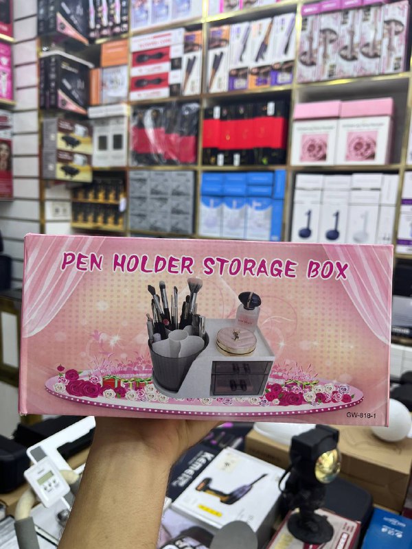 منظم أدوات الماكياج Pen holder storage box