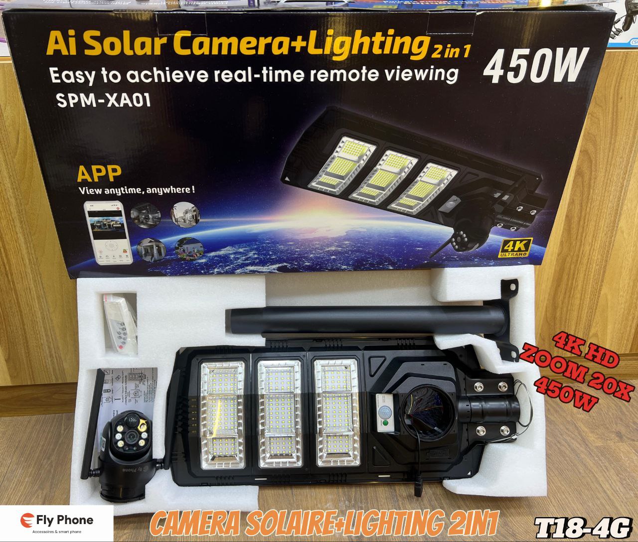 كاميرات بالطاقة الشمسية CAMERA SOLAIRE CARTE SIM 4G Android IOS 4K FULL HD