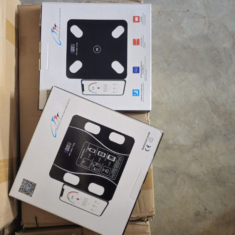 Body Fat Scaleميزان ذكي متصل عبر البلوتوث connectée Balance Numérique Intelligente