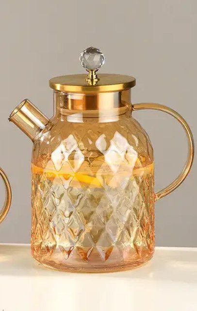 Cafetière turque en verre borosilicaté avec couvercle