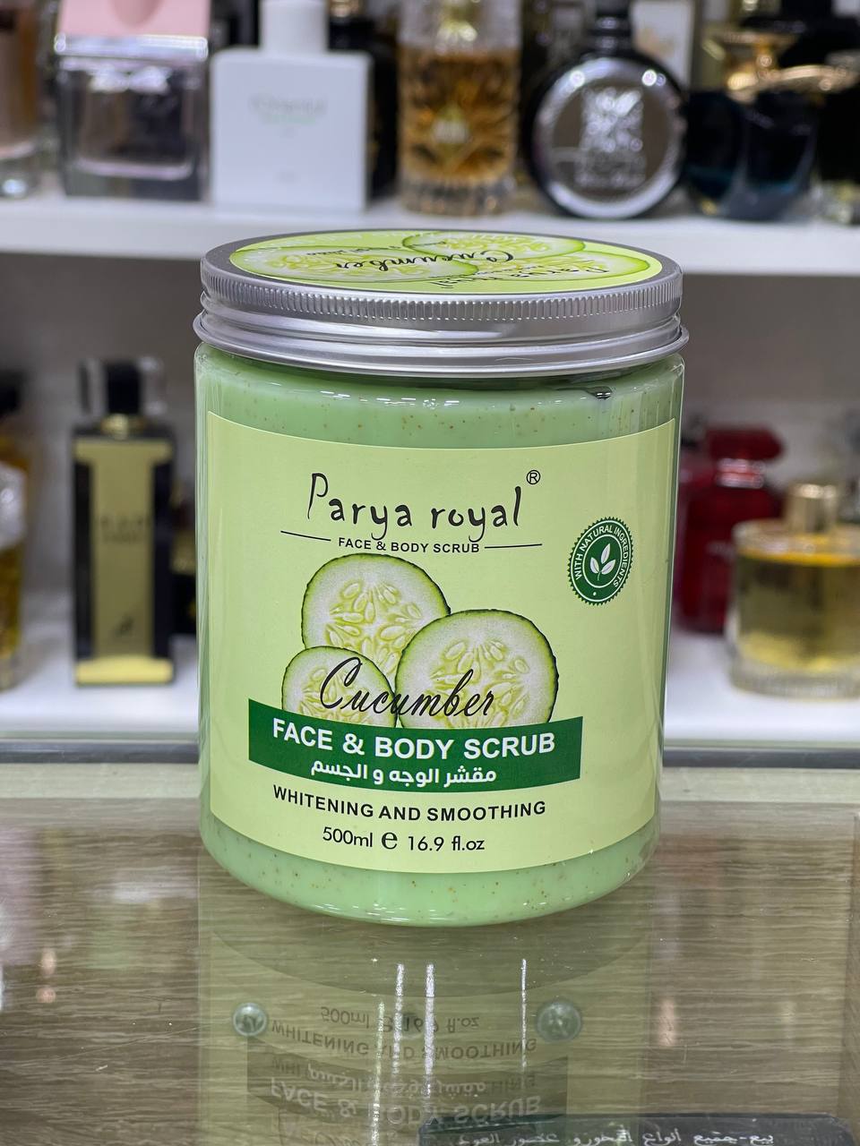 Parya royal Face et Body Scrub-Cucumber 500 Ml