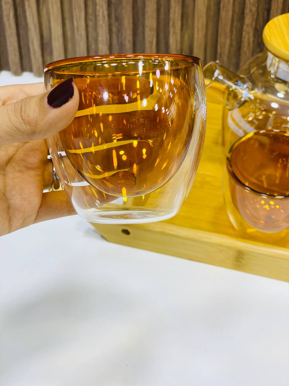 بريق زاج Double paroi بلاطو عود