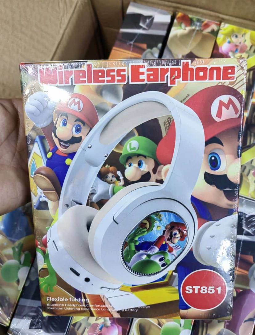Casque super mario Wireless Earphone ST851