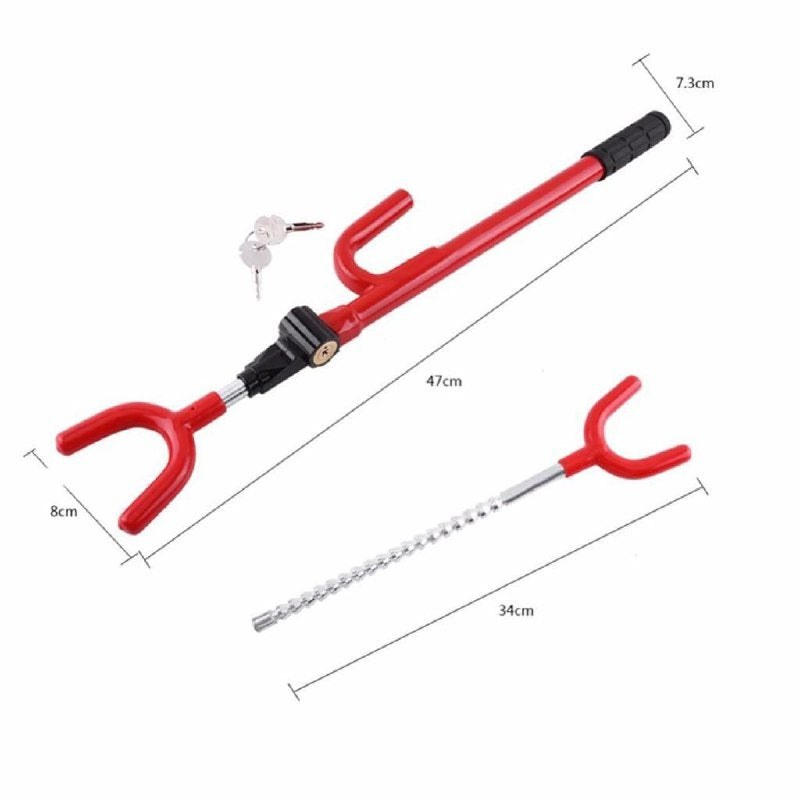 Car steering wheel lock قفل عجلة قيادة السيارة