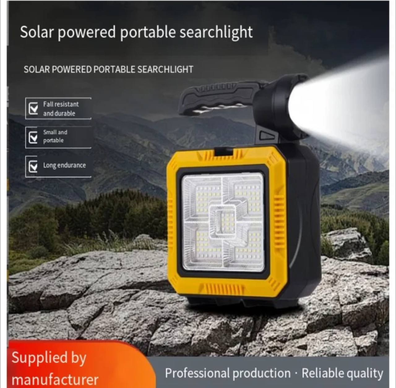 Solar prtable lamp LED مصباح LED محمول يعمل بالطاقة الشمسية COB 7739-C