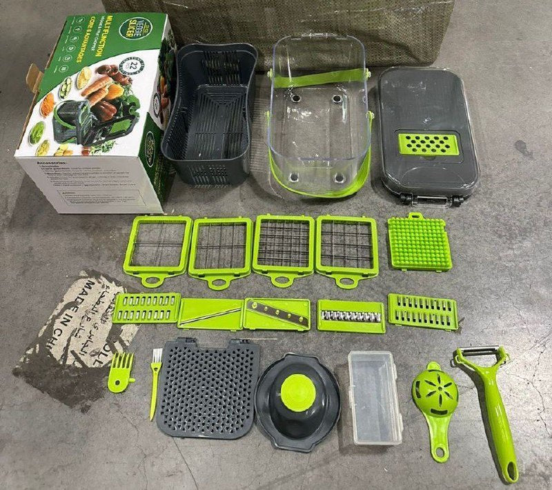 Multifunction Veggie and fruit Chopper مفرمة الخضار والفواكه متعددة الوظائف