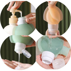 Ensemble de mini bouteilles en silicone flacon pour shampooing