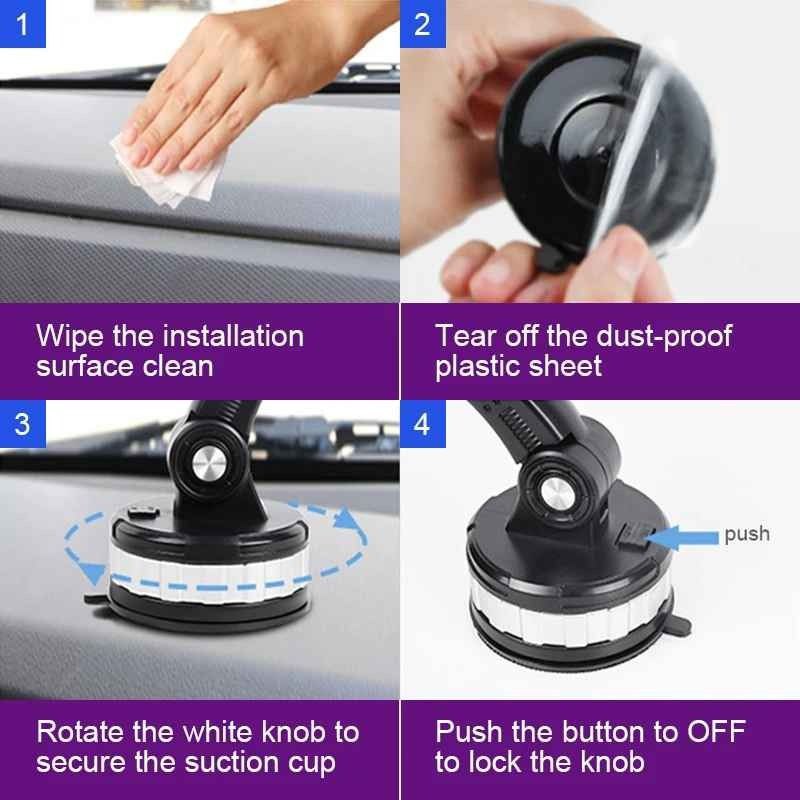 Support de téléphone multi-articulé pour voiture حامل هاتف السيارة متعدد المفاصل