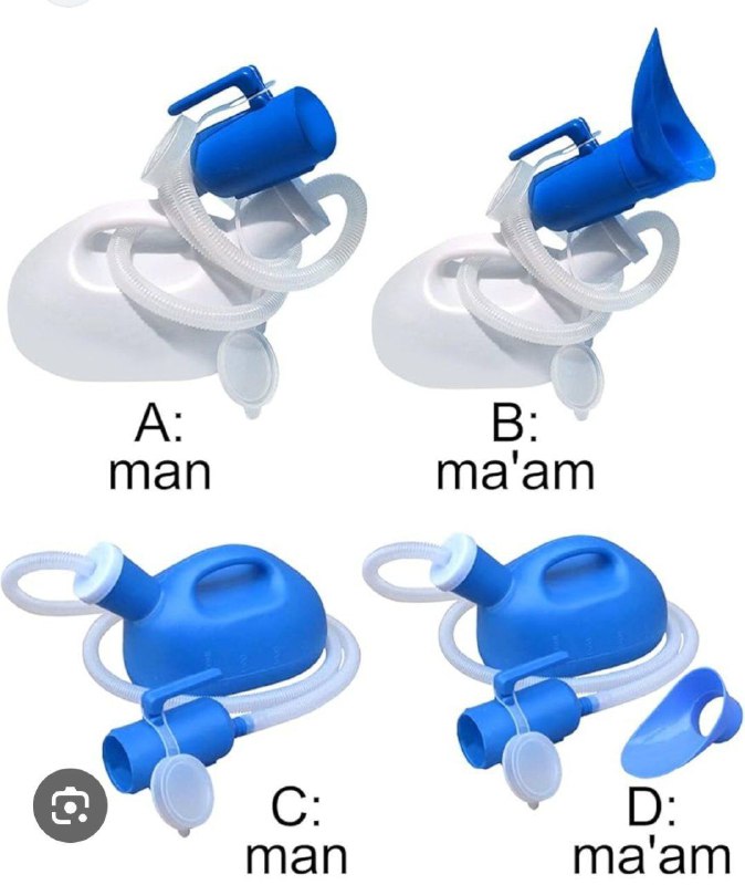 مبولة محمولة للنساء والرجال Urinoir