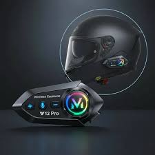 سماعة رأس بلوتوث لخوذة دراجة نارية Kit d'intercom et casque Bluetooth pour moto