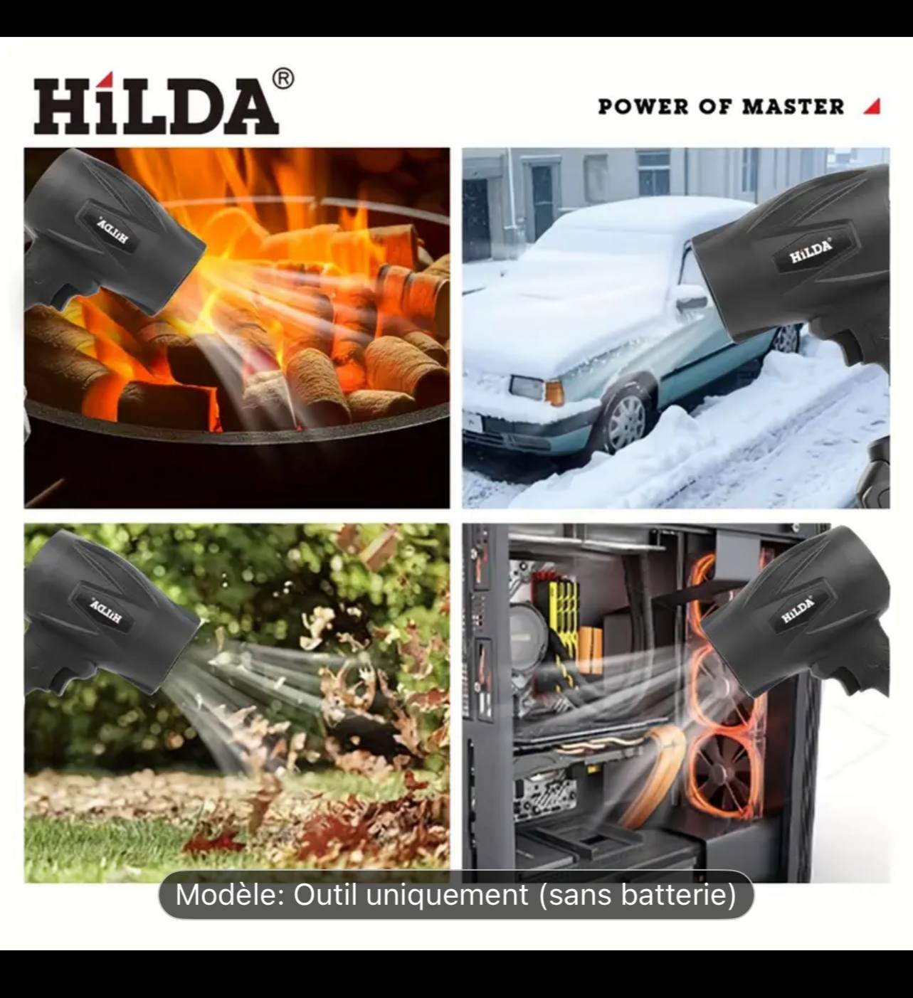 Mini souffleur sans fil de la marque HILDA