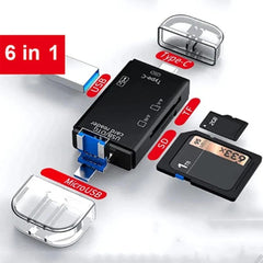 Lecteur de carte SD 6in1 USB 2.0 ATUD-05